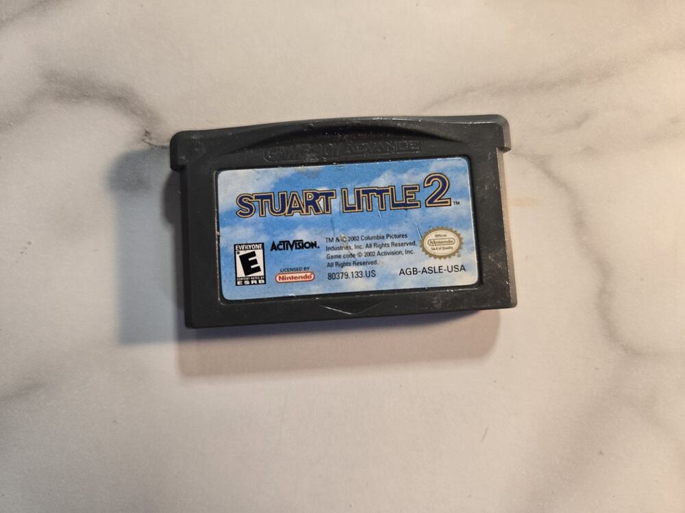 Stuart Little 2 (Nintendo Game Boy Advance GBA) Original Game